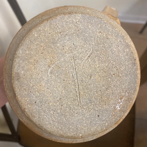 Artisan Art Pottery Pitcher - Picture 4 of 5